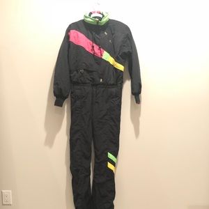 90s Retro One Piece Ski Suit